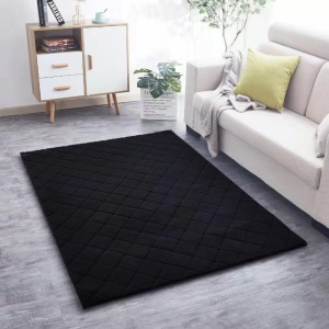 Covor blanita, 80 x 150 cm, Lavi, Negru, Heinner