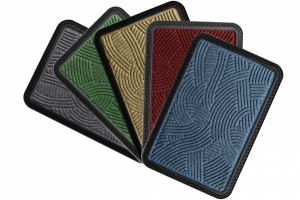 COVORAS INTRARE ANTIDERAPANT CU MARGINE CAUCIUCATA 40X60 CM, GRI, HEINNER HOME - Img 3