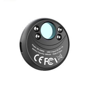 Detector inteligent pentru camere video ascunse, raza 10 m, infrarosu, XO-CRP02, Negru - Img 2