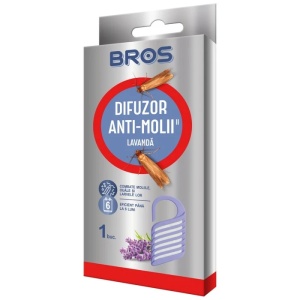 Difuzor cu agatatoare, impotriva moliilor, Lavanda, Bros