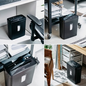 Distrugator de documente, automat, 8 litri, 150 W, 32 x 13.5 x 29 cm, AD 1039, Adler - Img 3