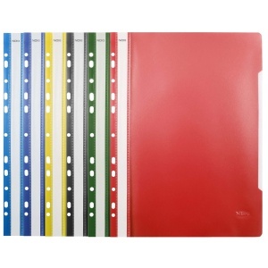 Dosar cu sina, format A4, multiperforatii, diverse culori
