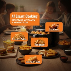 Friteuza cu aer cald si rotisor iHunt Bro Air Fryer AI Chef - Img 2