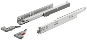 Glisiera Syncro 450 mm, amortizare si extractie totala, Hafele - Img 2