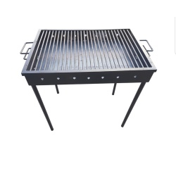 Gratar mic din fier, pentru camping, 40 x 30 x 40 cm