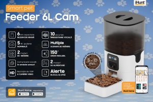 Hranitor automat Smart 6L cu camera, iHunt - Img 5