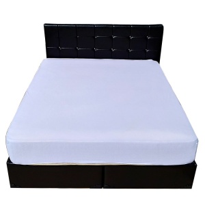 Husa saltea din Bumbac-Jersey ML 140 x 200 cm, lavabila la 40 C, prindere cu elastic - Img 2