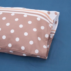 Lenjerie dubla 100% bumbac 4 piese, Polka - Img 4