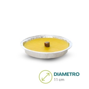 Lumanare cu citronella impotriva tantarilor, in suport de aluminiu – Dimensiune 11 cm - Img 2