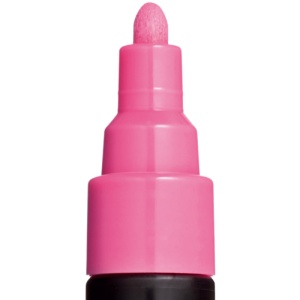 Marker Posca PC-5M varf rotund, 1.8 - 2.5 mm, Roz - Img 3
