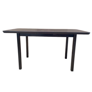 Masa extensibila living si bucatarie, DM4 Maxima, blat MDF Furniruit, lemn masiv, colturi rotunjite, 6 persoane, 120-150x70x76 cm, wenge - Img 3