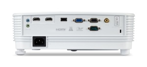 Proiector ACER P1157i, DLP 3D Ready, SVGA 800* 600, up to WUXGA 1920* 1200, 4800 lumeni, 4:3/ 16:9, 20.000:1, zoom optic 1.1x, dimensiune maxima imagine 300", distanta maxim de proiectie 12 m, boxa 3W, lampa 5.000 ore/ 15.000 ore extremEco, 29 dB, 2.4 - Img 2