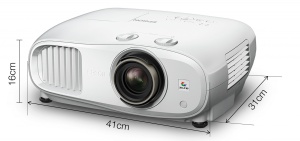 Proiector Epson EH-TW7100, 3LCD, 4K PRO-UHD, 3.000 lumeni, 16:9, 100.000:1, lampa 3.500 ore/ 5.000 ore, dimensiune maxima imagine 500", 2 * USB 2.0 Type A, USB 2.0 Type Mini-B, 2* HDMI, Bluetooth, audio in/ out, Kensington lock, 4K enhancement, Wireless - Img 3