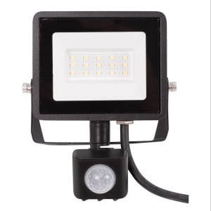 Proiector LED, senzor miscare, 10 W, 850 lm, lumina rece, 126.5 x 71 x 214.5 mm, Negru, Novelite