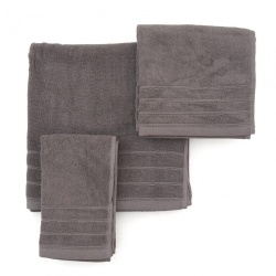 Prosop de baie Soft Grey, bumbac 500 gr, 70x140 cm - Img 3