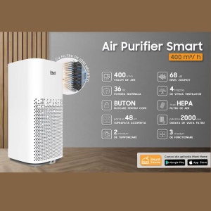 Purificator de aer iHunt Air Purifier Smart 48m2/400m3/h - Img 5