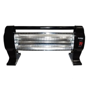 Radiator electric, 1200 W, 2 trepte incalzire, 3 rezistente, ZLN-1084, Floria, Negru