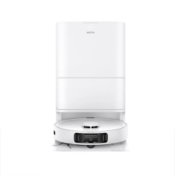 Robot de aspirare MOVA E40 Ultra, 19.000 Pa, 5.200mAh, 260 min, Single- line Laser, statie colectare inteligenta, Alb