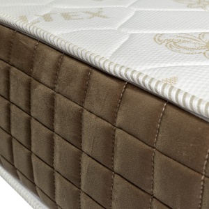 Saltea ortopedica cu arcuri, Super Ortopedica Lux Roma, 120x190x23cm, fermitate tare, plasa arcuri tip Bonell, fata vara-iarna, sistem aerisire perimetral, Saltex - Img 3