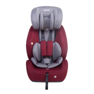 Scaun auto 76-150CM(15M-12Y), R129, isofix si top tether, rosu, U-Grow - Img 4
