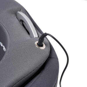 Scaun auto I-size U-Grow Goldfix Plus, isofix, 76-150 cm (9-36 kg), boxa bluetooth, gri - Img 12