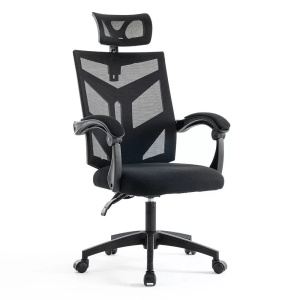 Scaun birou mesh OFF434, ergonomic, rabatabil, cu tetiera, respirabil,100 kg
