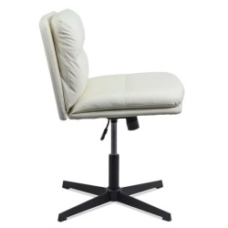 Scaun birou rotativ REL407, piele ecologica, baza polipropilena, inaltime reglabila, 120 kg - Img 2
