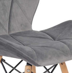 Scaun bucatarie si living BUC 241V, ergonomic, catifea, baza lemn, 110 kg - Img 3