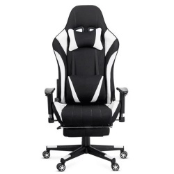 Scaun gaming OFF 296, spatar reglabil, stofa, robust, cadru polipropilena, mecanism de balans, perne reglabile, 100 kg - Img 2