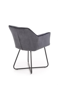 Scaun living HM K377 gri inchis - Img 2