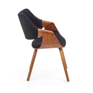 Scaun living HM K396 negru - nuc - Img 3