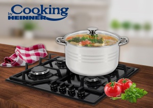 SEMIOALA INOX+CAPAC, 26x14,5 CM, 7 L, MYRA, COOKING BY HEINNER - Img 3
