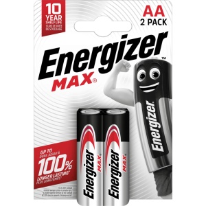 Set 2 baterii, AA, LR6, 1.5V, Energizer Max