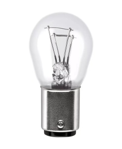 Set 2 becuri auto P21/5W, pentru semnalizare, lumina alba, Osram