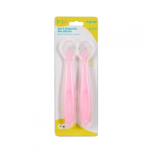 Set 2 lingurite silicon , roz, U-Grow - Img 3
