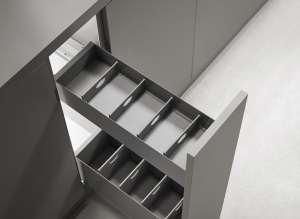 Set 4 separatoare inferioare, cos jolly Preciso corp 150 mm, finisaj antracit - Img 2