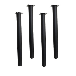 Set picioare masa D60xH710mm negru mat