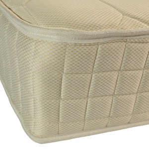 Set Saltea ortopedica tip relaxa Dafin Lux Ortopedic 160x200x21cm, fermitate medie, plasa de arcuri Bonell, fata vara-iarna, aerisire cu butoni, Salt Confort plus 2 perne antialergice 50x70cm, husa hipoalergenica lavabila la 95 C si pilota iarna 180x200cm - Img 3