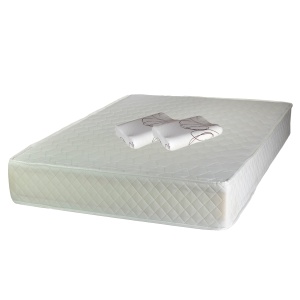Set Saltea ortopedica, Uranus Standard Spring Comfort 140x200x26cm, plasa de arcuri Bonell, fermitate mediu spre tare, Saltsib plus 2 perne ortopedice memory SB 52x32 cm, husa lavabila la 40 C