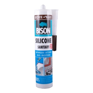 Silicon sanitar Bison maro 280ml