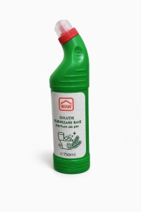 Solutie igienizare toaleta WAW, Pin, 750 ml