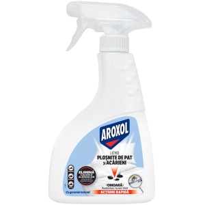 Solutie spray impotriva plosnitelor de pat si acarienilor, 300 ml, Aroxol