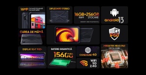 Tableta iHunt Strong P15000 Ultra, 8 GB RAM, 256 GB, Ecran IPS 10.4 inch, Full HD, Camera 16 MP, 15600 mAh, Android 13 - Img 3