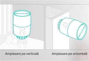 TP-LINK KE100, Termostat smart wireless pentru calorifer, 2.4 GHz Wi-Fi, 868 MHz, Android 5.0 sau mai recentă, iOS 10 sau mai recentă. - Img 2