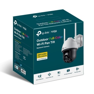 TP-LINK VIGI 4MP Outdoor PAN/TILT WI-FI Camera,VIGI C540-W(4mm),Senzor: 1/3", Lentila: 4mm, F1.6, Weatherproof: IP66, IR: 30m, Shutter speed: 1/3 to 1/10000 s, Unghi vizualizare: Orizontal: 79°, Vertical: 43°, Diagonal: 93°, Zoom digital, Rezolutie max: - Img 3