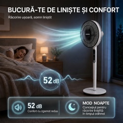 VENTILATOR CU PICIOR HEINNER HMSF-9BK - Img 13