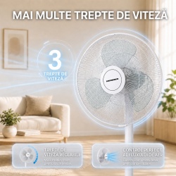 VENTILATOR CU PICIOR HEINNER HSF-M50WH - Img 9