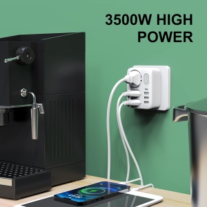 Adaptor Priza Gelux cu 7 conexiuni si intrerupator - Img 2