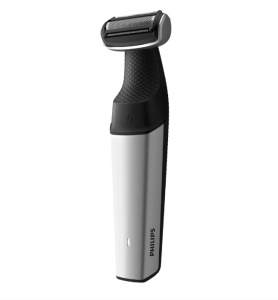 Aparat de tuns/ras corporal PHILIPS Seria 5000 BG5021/15, Folie hipoalergenica, Autonomie 60 minute/ timp incarcare 1 ora, Functie incarcare rapida 5 minute, 3 x pieptene pentru corp 2; 3; 5 mm, Maner pentru spate, Gri, L x A x I (mm) 70x140x244 - Img 2