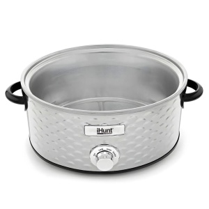 Aparat pentru gatit lent, 4.25 litri, capac sticla, Bro Slow Cooker PRO, iHunt - Img 2